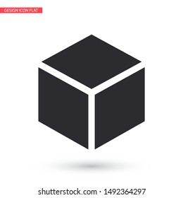 cube Vector icon . Lorem Ipsum Illustration design