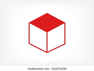 cube Vector icon . Lorem Ipsum Illustration design