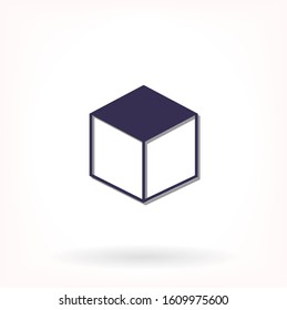 cube Vector icon . Lorem Ipsum Illustration design