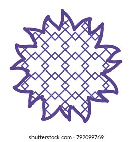 Cubes Abstract frame emblem