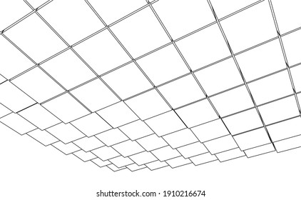 
cubes abstract geometry 3d rendering