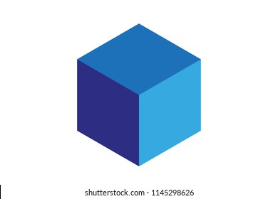 Cube Icon Isometric Template Web Design Stock Vector (Royalty Free ...