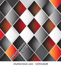 Cubes Colorful Background - Vector illustration