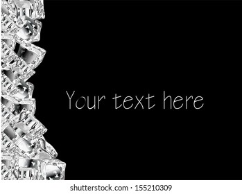 cubes of ice background