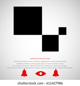 cubes icon, vector best flat icon, EPS