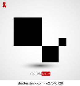cubes icon, vector best flat icon, EPS