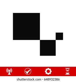 cubes icon, vector best flat icon, EPS