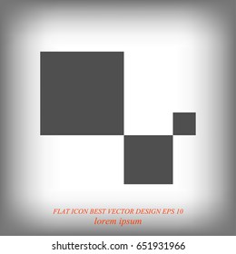 cubes icon, vector best flat icon, EPS