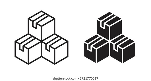 Icono de cubos para su diseño de Sitio web, logotipo, App, interfaz de usuario. EPS10