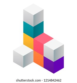 25,076 Isometric cube icons Images, Stock Photos & Vectors | Shutterstock