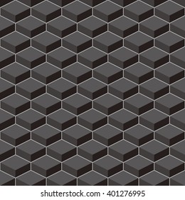 Cubes seamless pattern background.