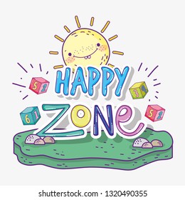 cubes with sun to fun kids zone