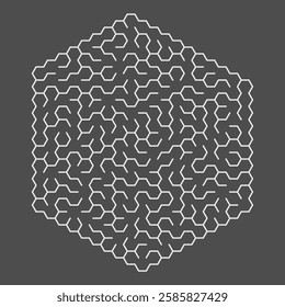  a cube-shaped brain  illustrating cold logic  of artificial intelligence (AI)  over emotional complexity 

