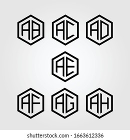 Conjunto de alfabetos cúbicos. Fuente geométrica vectorial