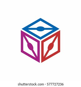 CUBIC BOX LOGO ICON FOR YOUR BEST BUSINESS