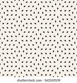 Cubic Grid Tiling Endless Stylish Texture. Abstract Geometric Background Design. Vector Seamless Black and White Pattern.