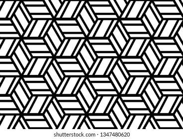 cubic pattern illustration