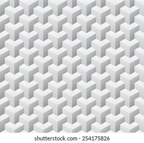 Cubic seamless pattern. Vector illustration