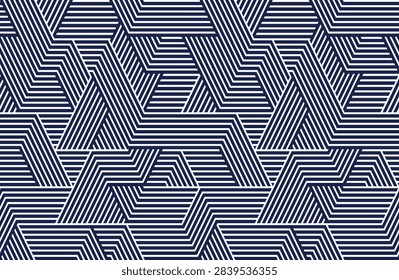 Cubic surreal maze seamless pattern, trippy unreal vector geometric abstract background, impossible construction optic art insane wallpaper.