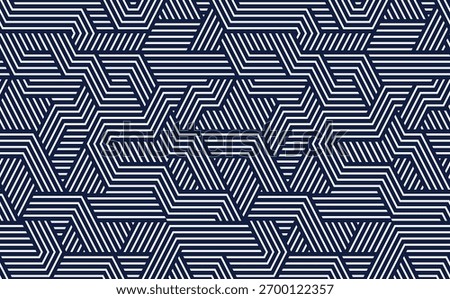 Cubic surreal maze seamless pattern, trippy unreal vector geometric abstract background, impossible construction optic art insane wallpaper.