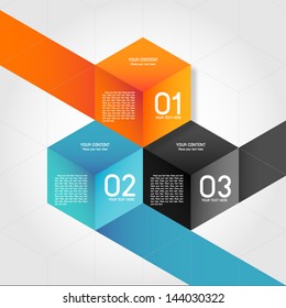 Cubic text box.
