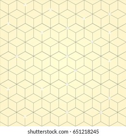 Cubic vector pattern background. 