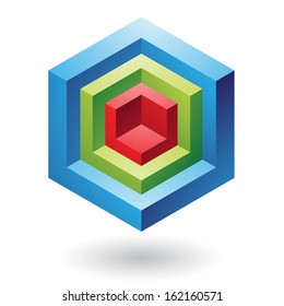Cubical Abstract Icon