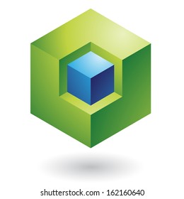 Cubical Abstract Icon