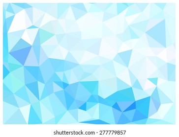 Cubism background Pale blue