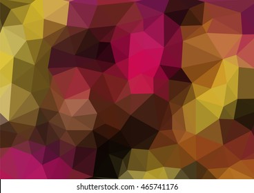 Cubism background, Purple and yellow