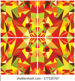 cubist mosaic background