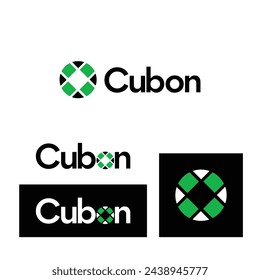 Cubon Logo - Creative Geometric shape OR Cube Logo Design Idea OR Technology Logo Design