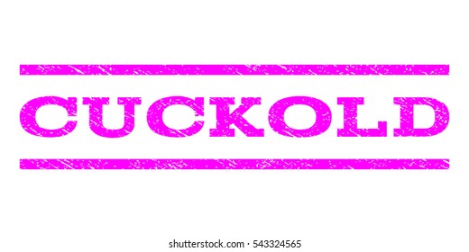 Cuckold Watermark Stamp Text Caption Between Vector De Stock Libre De Regalías 543324565