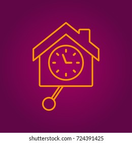 Cuckoo clock icon