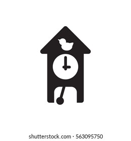 cuckoo clock  icon illustration isolated vector sign symbol