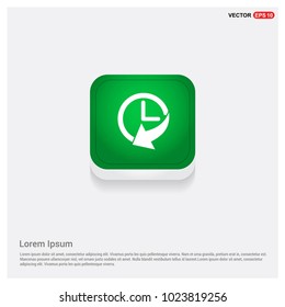 Cuckoo clock iconGreen Web Button