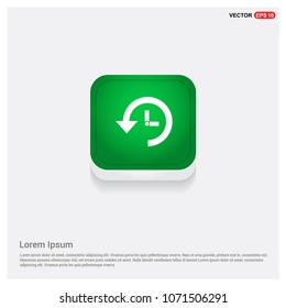 Cuckoo clock iconGreen Web Button