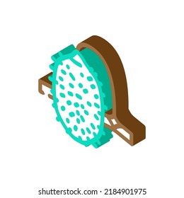 Gurken-Angurie-Isometrie-Icon-Vektorgrafik. Gurkenangurie-Schild. einzelne Symbolillustration