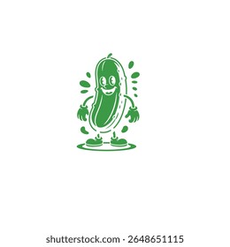 Cucumber art with natural style
