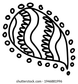 Cucumber element. Vector repeating paisley cucumber background
