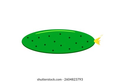 cucumber is green on a light background,