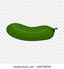 Cucumber icon. Cartoon illustration of cucumber vector icon for web design