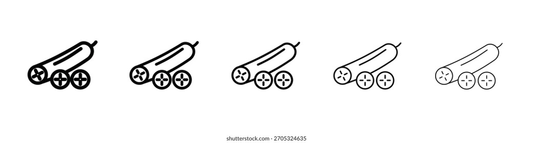 Cucumber icon design, logo, app, UI. Ilustração vetorial, EPS