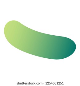 Cucumber icon. Isometric of cucumber vector icon for web design isolated on white background