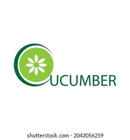 Cucumber icon logo vector design