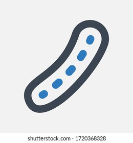 Cucumber Icon on white background