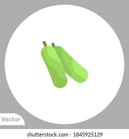 Cucumber icon sign vector,Symbol, logo illustration for web and mobile