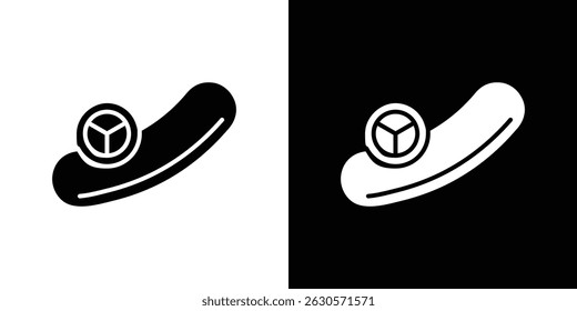 Cucumber icon in solid flat trendy design style.