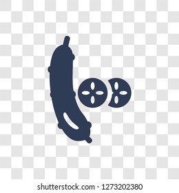 Cucumber icon. Trendy Cucumber logo concept on transparent background from Fruits and vegetables collection
