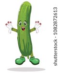 Cucumber icon vector